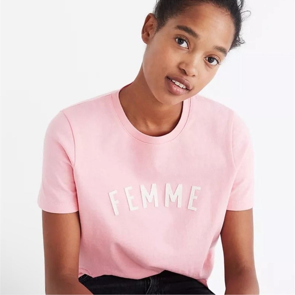 Madewell • FEMME • Shirt • Pink • 100% Cotton • Small - Picture 2 of 8